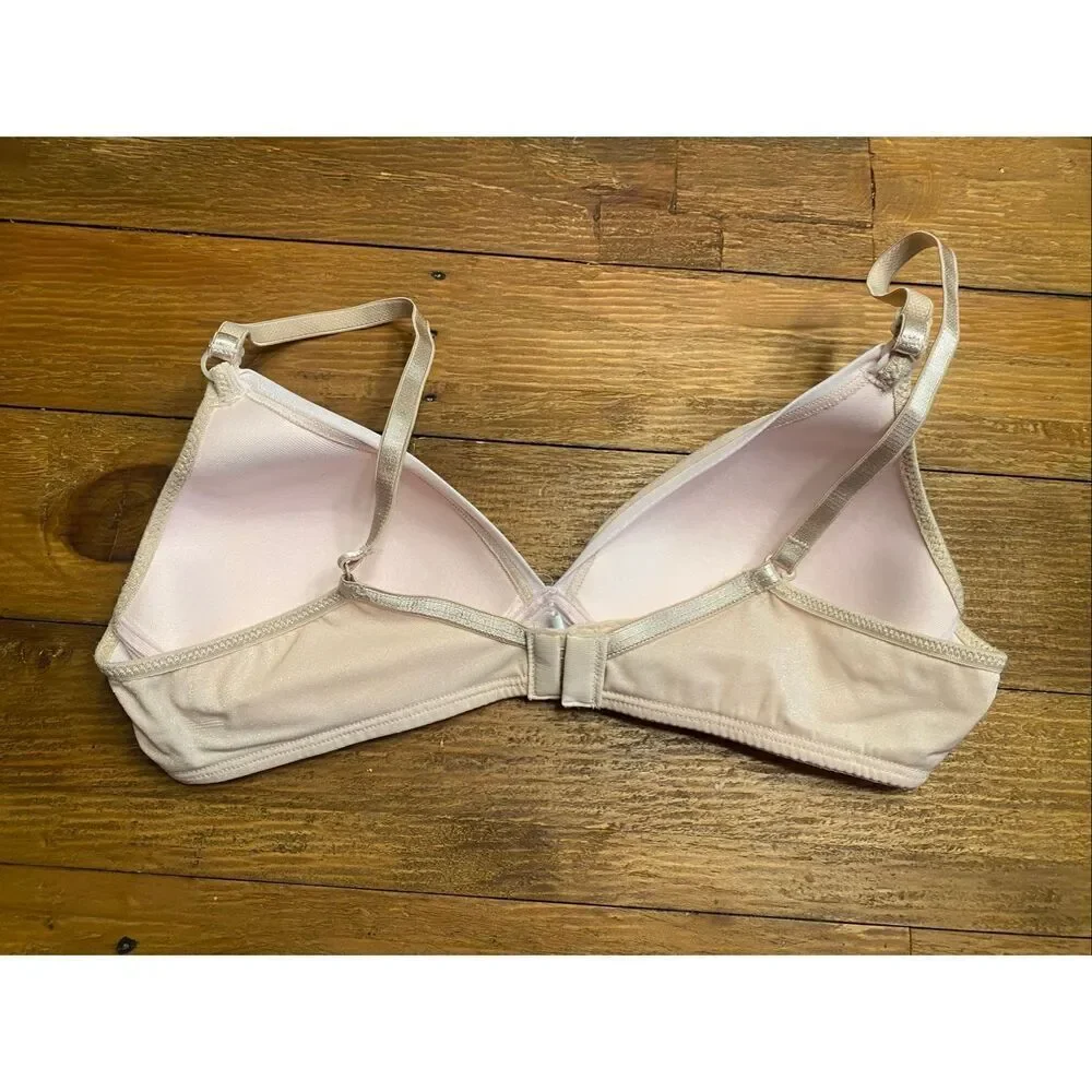 Maidenform It Fits 34 nearly B nude comfort bra style 4009 vintage